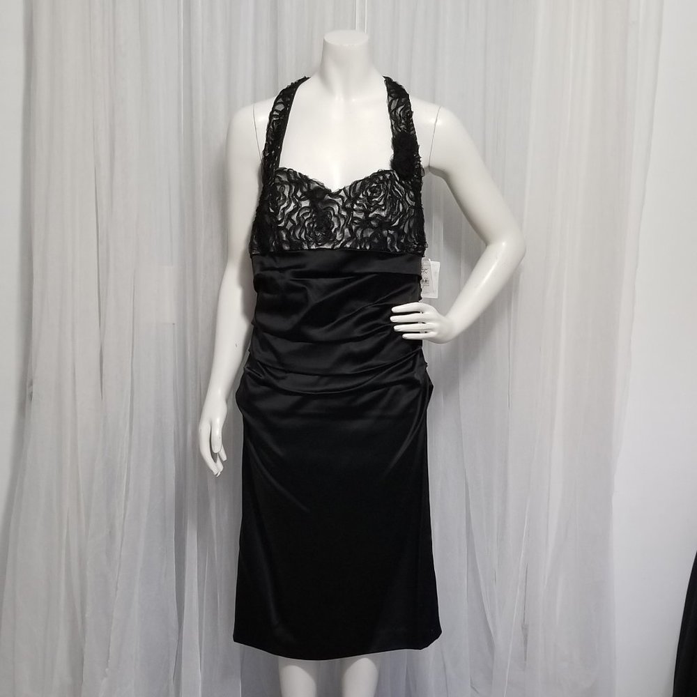 Suzi Chin for Maggie Boutique Dress Black 14